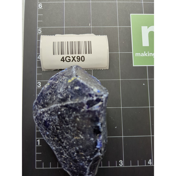 Cobalt Blue Art Glass Cullet Manganese Glowing Slag Glass #4GX90 - Picture 7 of 7